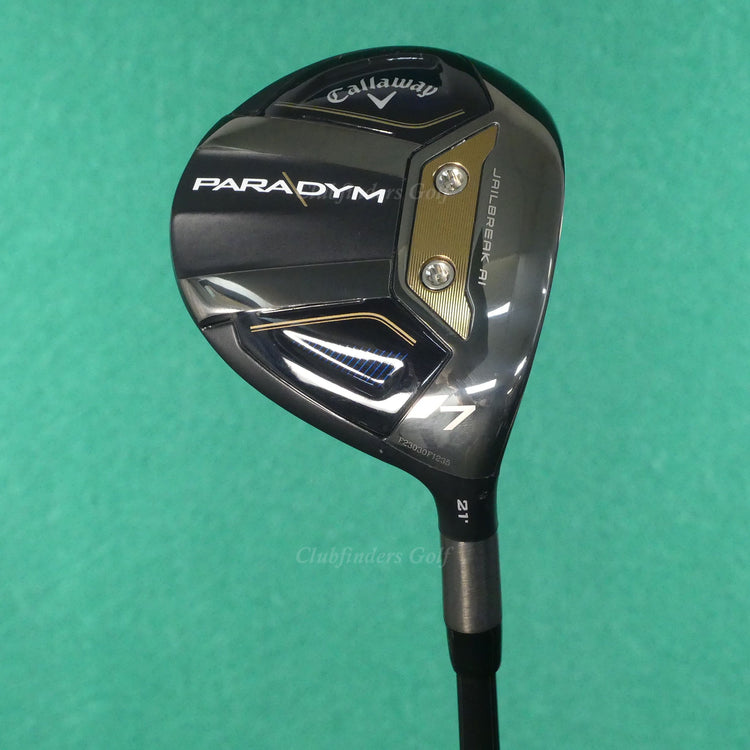 Callaway Paradym Fairway 21° 7 Wood DENALI 60G 6.5 Graphite Extra Stiff w/ HC