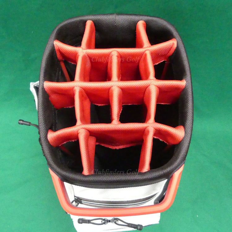Ping 2019 Traverse Grey/Black/Red/White 14-Way Golf Cart Bag w/ Raincover