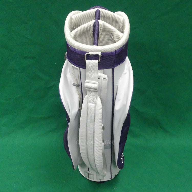 Top Flite Flawless Grey/Purple/Blue 7-Way Golf Cart Bag (No Raincover)