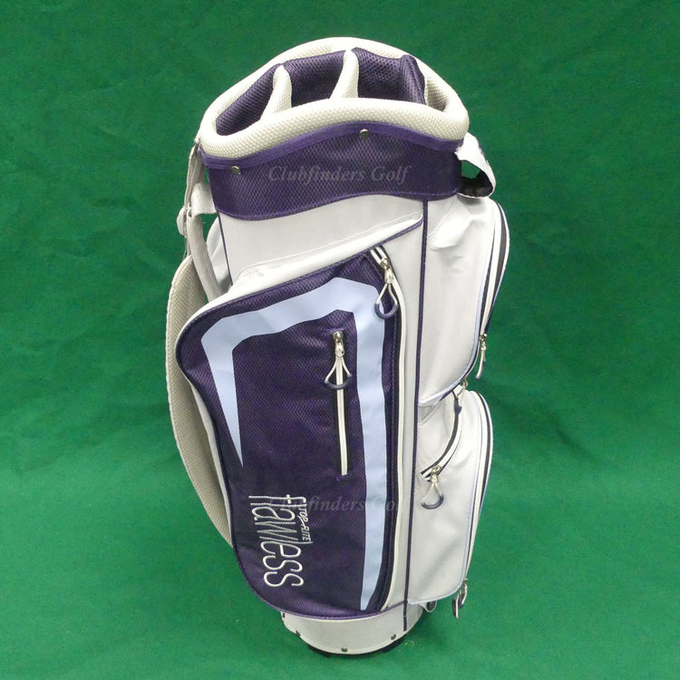Top Flite Flawless Grey/Purple/Blue 7-Way Golf Cart Bag (No Raincover)