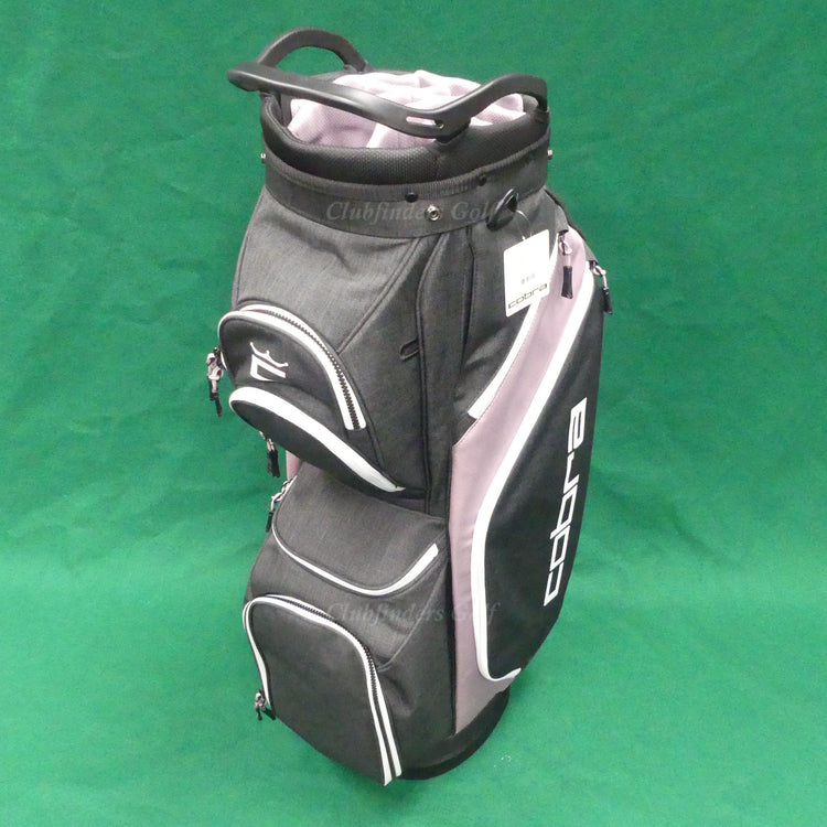 NEW Lady Cobra Golf 2024-2025 Fly-XL 2 Black/Pink Golf Cart Bag w/ Raincover