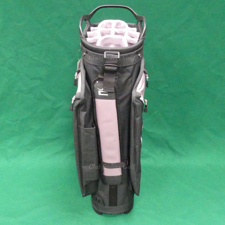 NEW Lady Cobra Golf 2024-2025 Fly-XL 2 Black/Pink Golf Cart Bag w/ Raincover