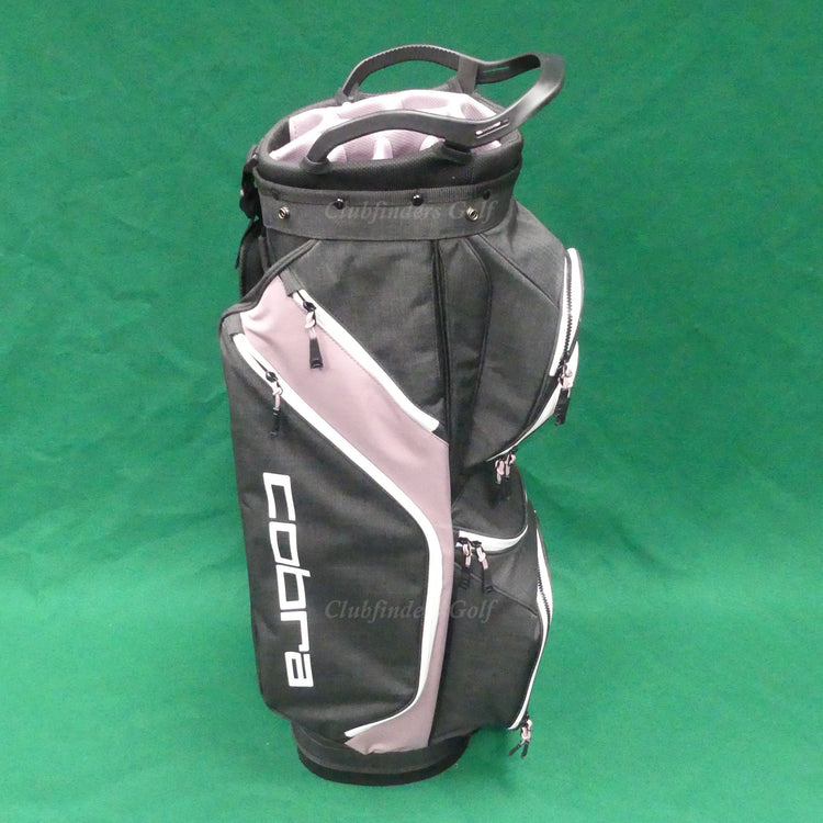 NEW Lady Cobra Golf 2024-2025 Fly-XL 2 Black/Pink Golf Cart Bag w/ Raincover