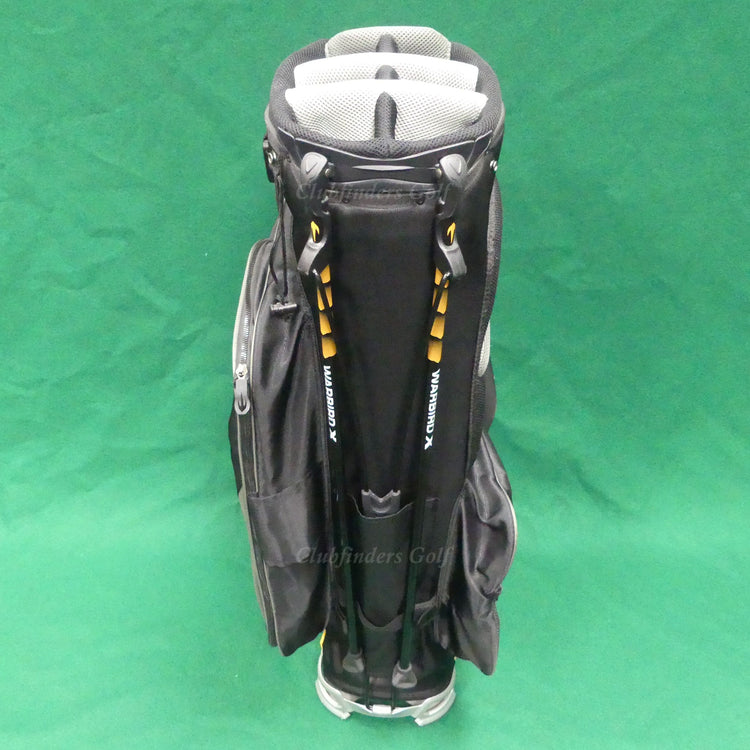 Callaway Warbird X Black/Grey/Orange 7-Way Golf Stand Bag w/ Raincover