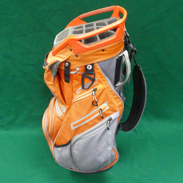 Sun Mountain 2022 C-130 Inferno/Carbon 14-Way Golf Cart Bag w/ Raincover
