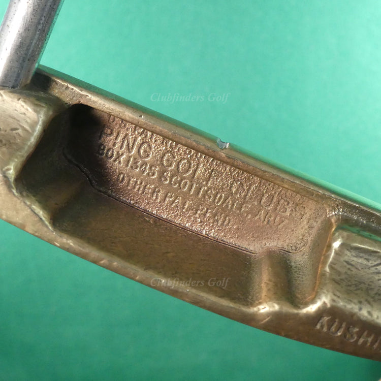 RARE VINTAGE Ping Kushin Scottsdale Manganese Bronze 33.75" Putter Golf Club