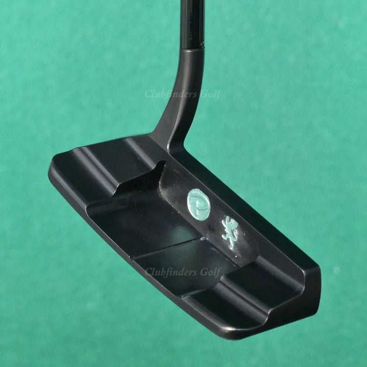 Piretti Lucca Midnight Black 303 SS Flow-Neck 34" Putter Golf Club w/ HC