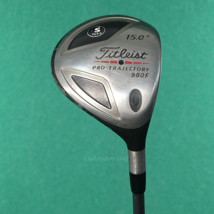 Titleist Pro Trajectory 980F Fairway 15° 3 Wood Factory 4375 Graphite Stiff
