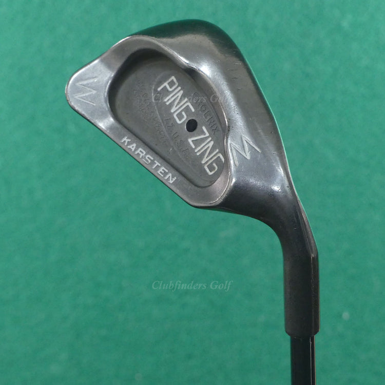 Ping Zing Stainless Black Dot PW Pitching Wedge Karsten KT-M Steel Stiff