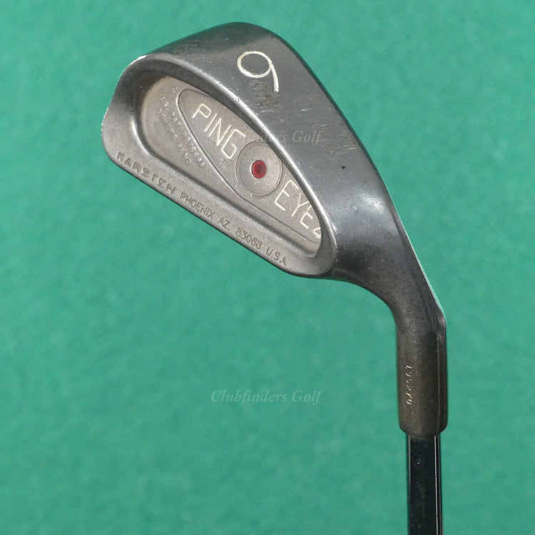 Ping Eye 2 Red Dot Single 6 Iron True Temper Dynamic Gold Sensicore Steel Stiff