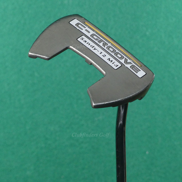 Yes! C-Groove Sandy-12 Mid Double-Bend 37" Putter Golf Club *READ*