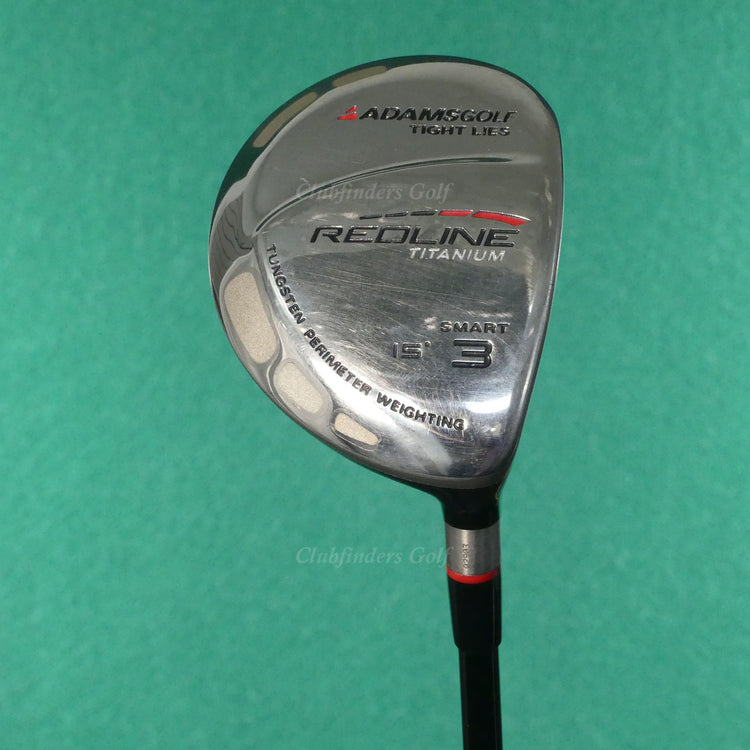 Adams Redline Titanium Fairway 15° Smart 3 Wood Fujikura G75 Graphite Stiff