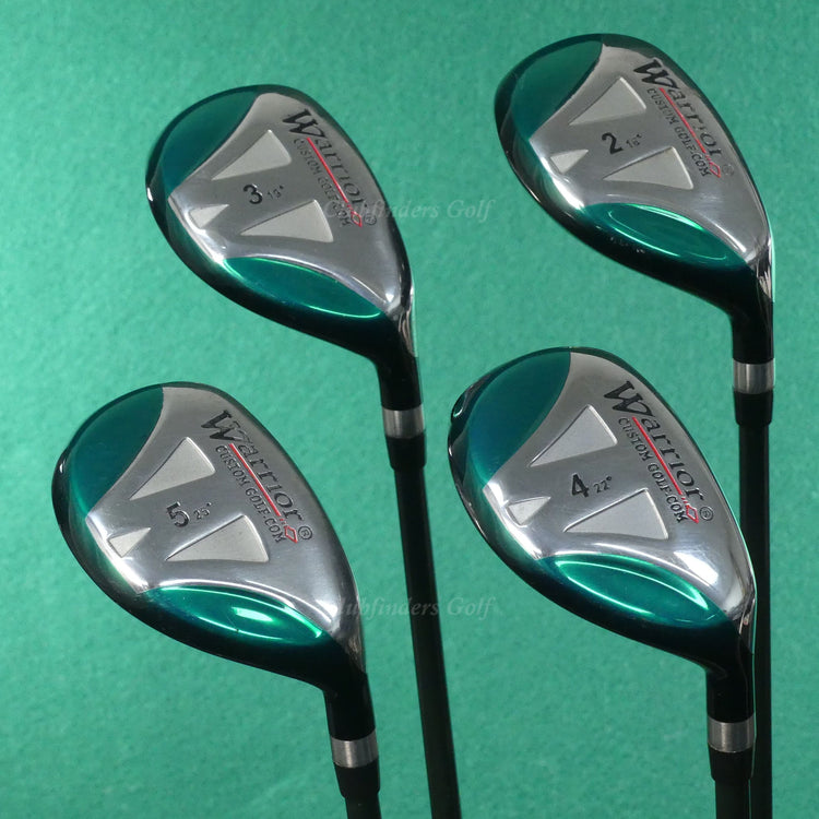 Warrior Custom Golf Tomahawk 2, 3, 4 & 5 Hybrids Factory Graphite Firm SET OF 4