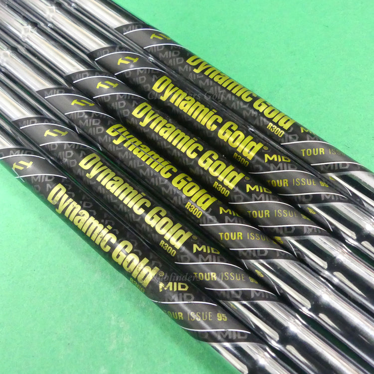 True Temper Tour Issue Dynamic Gold 95 MID .355 Regular Pulled Shafts SET OF 6