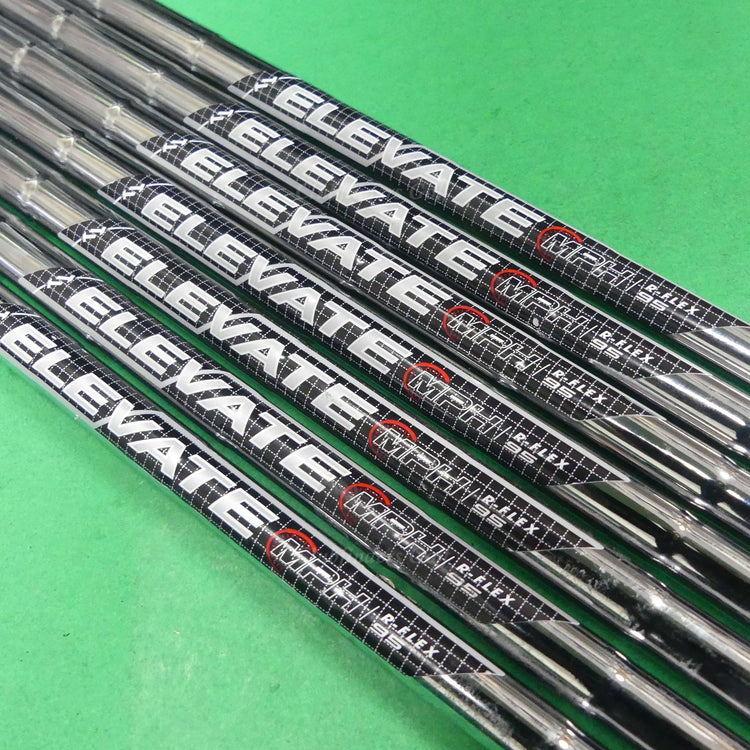 True Temper Elevate MPH 95 .370 Regular Flex Pulled Steel Iron Shafts SET OF 7