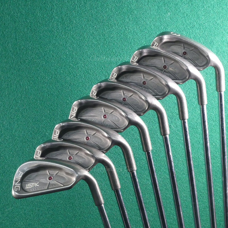 Ping ISI-K Maroon Dot 3-PW Iron Set Karsten JZ Steel Stiff
