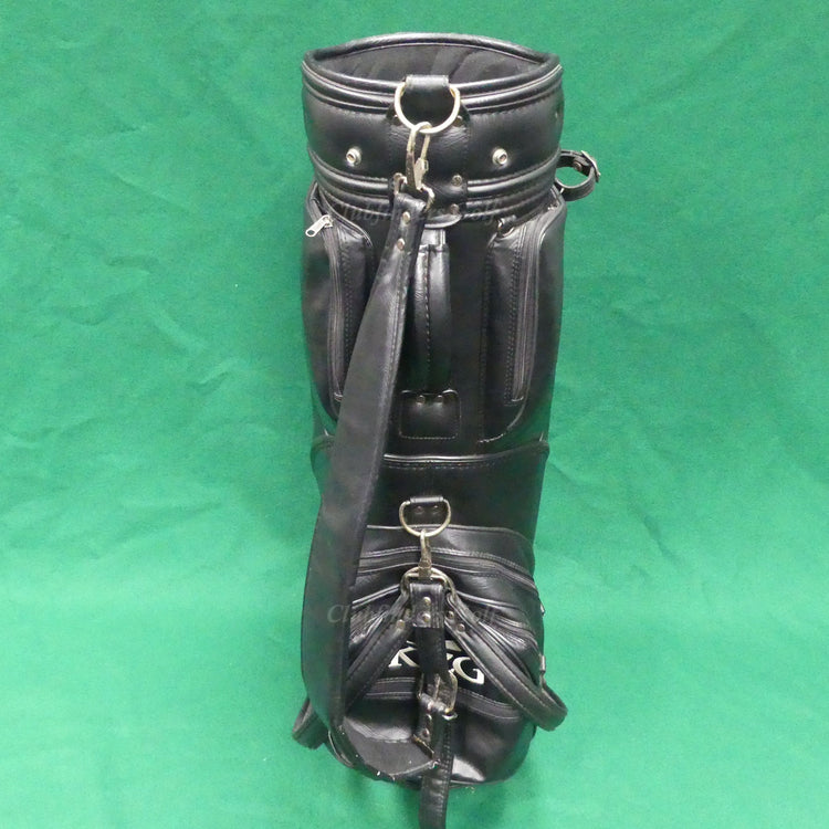 KZG 9" OD Black/White Golf Staff Bag (No Raincover) *READ*