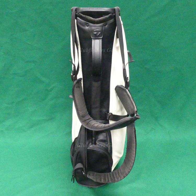 TaylorMade 2024 TM24 FlexTech Carry Black/Cream 3-Way Golf Stand Bag & Raincover
