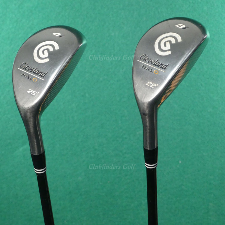 Cleveland Halo Hybrid 22° 3 & 25° 4 Irons Factory Graphite Regular SET OF 2