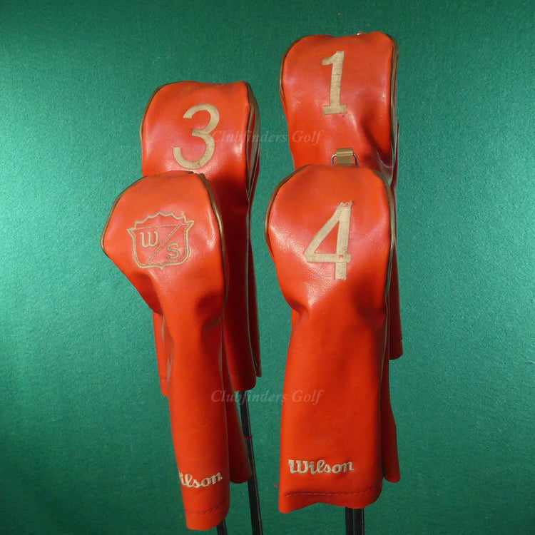 Wilson Staff-21 Tour Block 4300 1 & 1100 3, 4 & 5 Woods w/ HC SET OF 4 *READ*