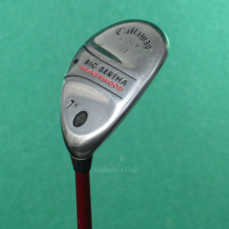 Callaway Big Bertha Heavenwood 32° Hybrid 7H Iron Factory RCH 75w Graphite Firm