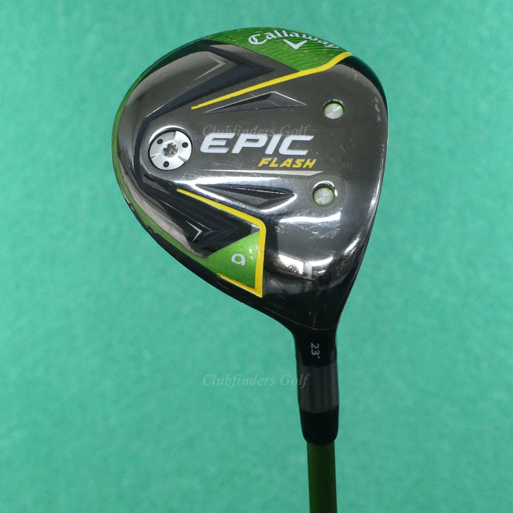 Callaway EPIC Flash Fairway 23° 9 Wood Aldila Wasabi 70-R Graphite Regular w/ HC