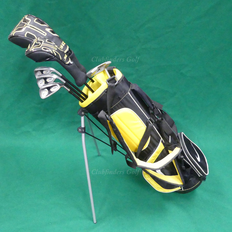 JUNIOR Nike Golf SQ Machspeed Jr 6-Piece Complete Club Set w/ Stand Bag