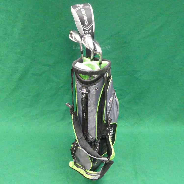 JUNIOR US Kids Ultralight UL57 WT-15u 5-Piece Complete Club Set w/ Stand Bag