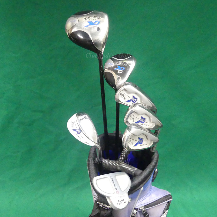 JUNIOR Callaway XJ Series 7-Piece Complete Junior Club Set w/ Stand Bag
