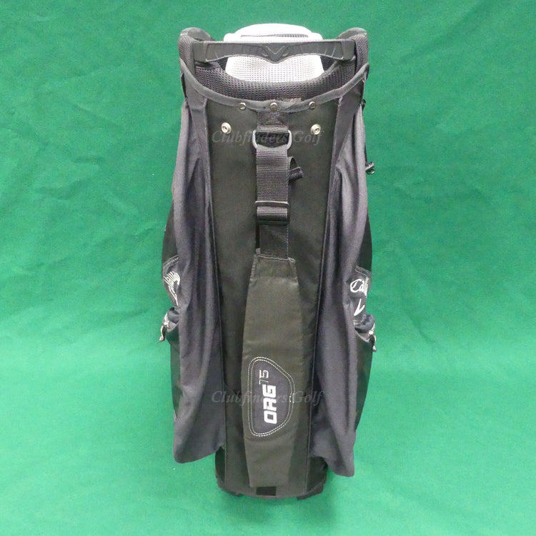 Callaway ORG 15 Black/Grey/White 15-Way Golf Cart Bag (No Raincover)