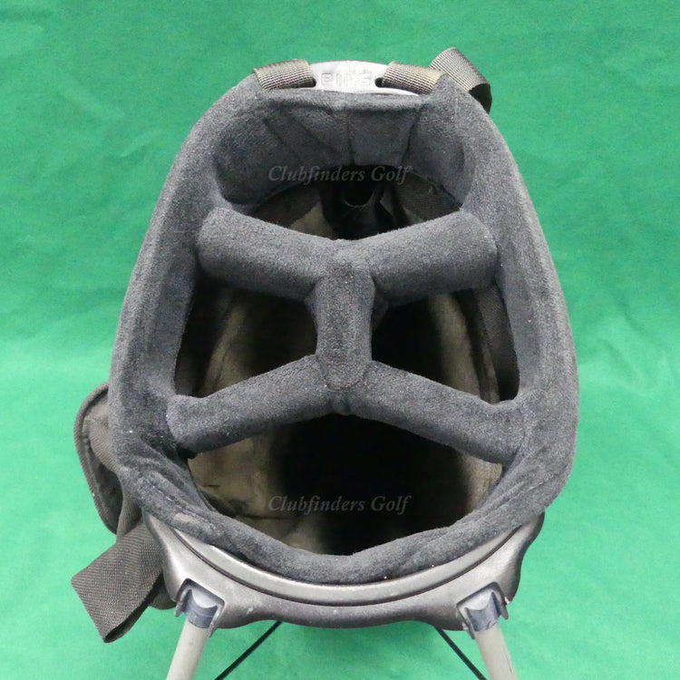 VINTAGE Ping Hoofer Black/White 4-Way Golf Stand Bag (No Raincover)