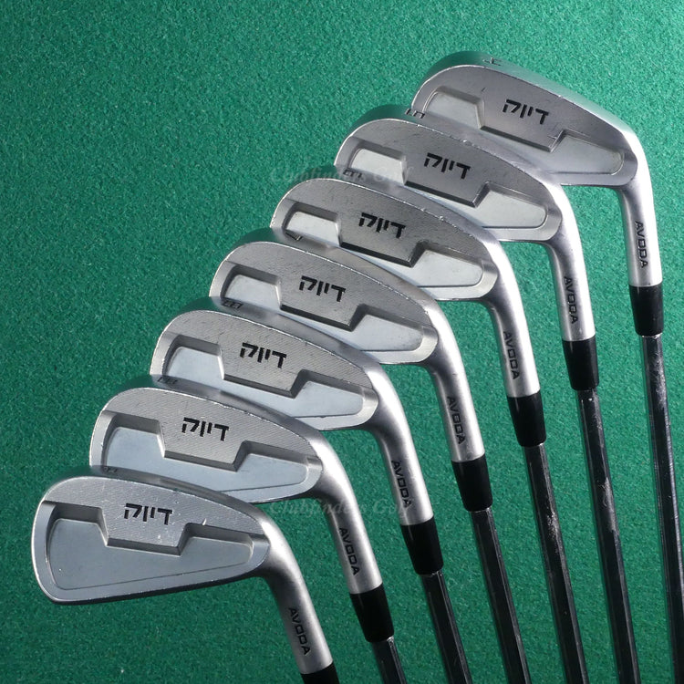 Avoda Origin Flat Face Traditional Length 4-PW Iron Set DG TI S400 Steel Stiff