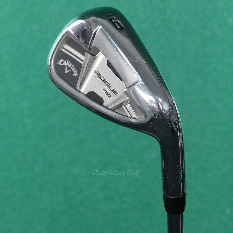 Callaway Rogue Pro CF18 Single 9 Iron True Temper Dynamic Gold S300 Steel Stiff