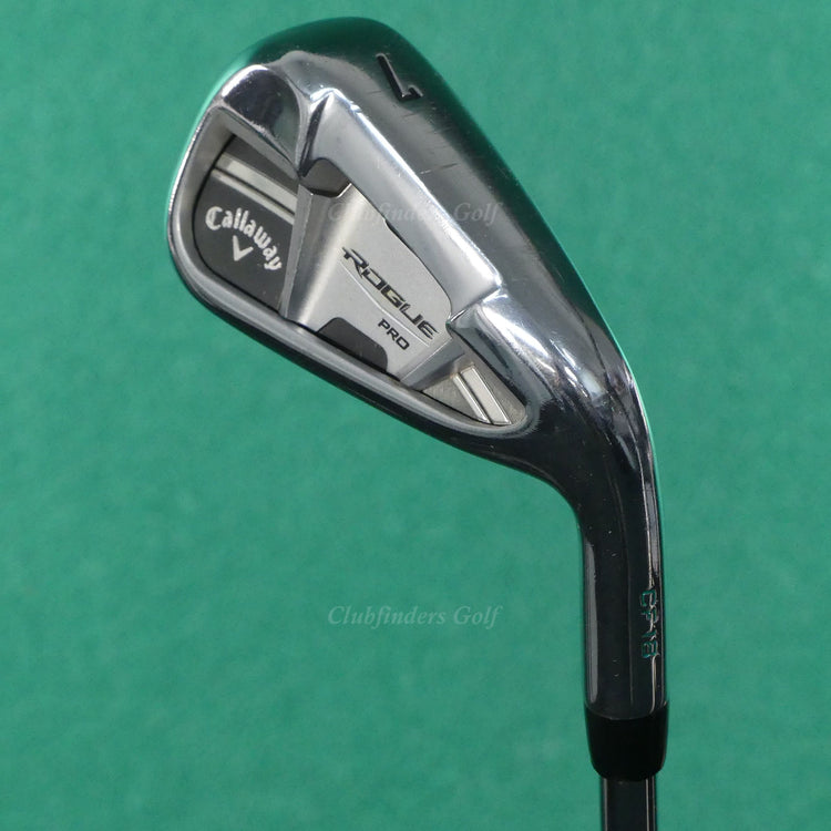 Callaway Rogue Pro CF18 Single 7 Iron True Temper Dynamic Gold S300 Steel Stiff