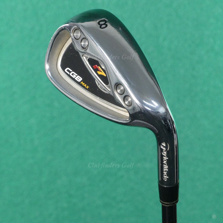 TaylorMade r7 CGB MAX 2008 Single 8 Iron REAX 90 Superfast Black Steel Regular