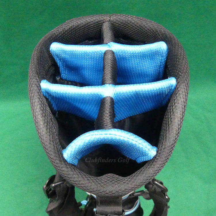 Callaway Strata Black/Blue/White 7-Way Golf Stand Bag w/ Raincover