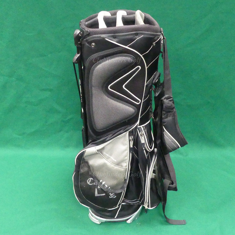 Callaway Warbird Black 7-Way Golf Stand Bag w/ Raincover *READ*
