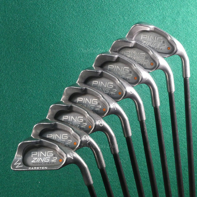 Ping Zing 2 Orange Dot 3-PW Iron Set Aldila Karsten 101 Graphite Regular