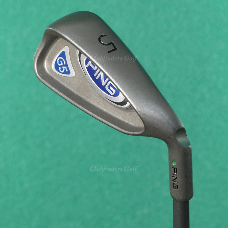 Ping G5 Green Dot Single 5 Iron Factory TFC 100I Graphite Regular