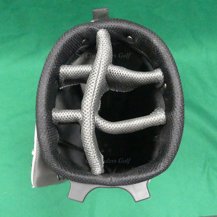 JUNIOR Tour Edge TE-200 Varsity Black/Grey/Yellow 6-Way Stand Bag w/ Raincover