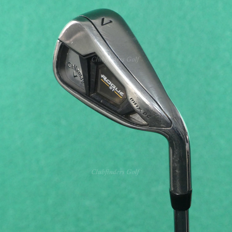 Callaway Rogue ST MAX OS Single 7 Iron True Temper Elevate MPH 85 Steel Regular