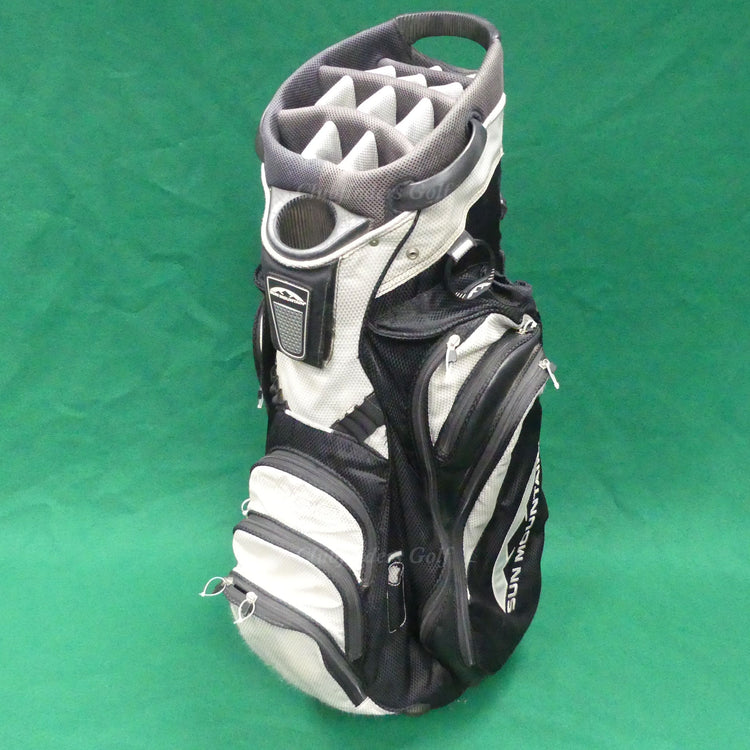 Sun Mountain C-130 Black/Silver 15-Way Golf Cart Bag (No Raincover) *READ*