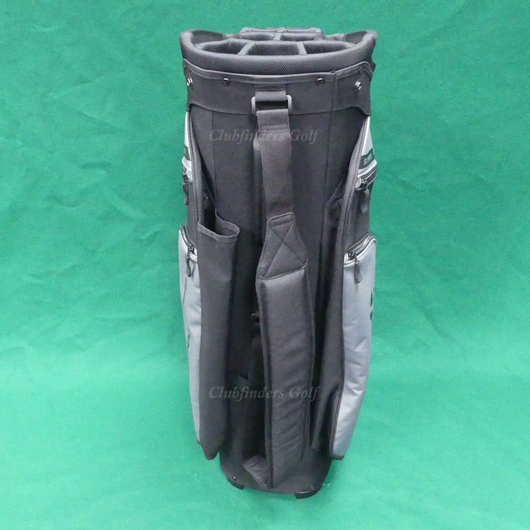 TaylorMade TM20 Supreme Black/Grey 15-Way Golf Cart Bag w/ Raincover