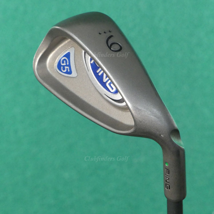 Ping G5 Green Dot Single 9 Iron Factory TFC 100I Graphite Regular