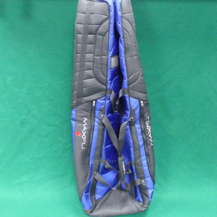 Maxfli Blue/Black Rolling Wheeled Padded Travel Cover