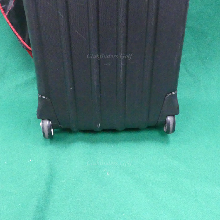 Bag Boy T-2000 Black/Red Pivot Grip Rolling Wheeled Travel Cover