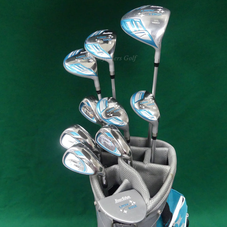Lady Tour Edge Lady Edge 2020 Turquoise Full Set Complete Set w/ Stand Bag