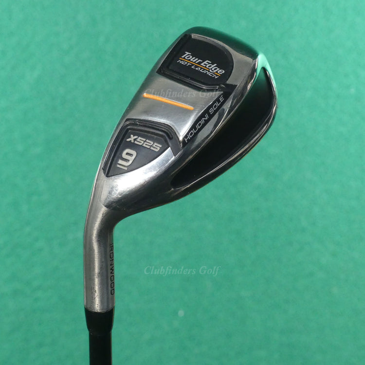 LH Tour Edge Hot Launch X525 Iron-Wood Single 9 Iron Helium 50A Graphite Seniors
