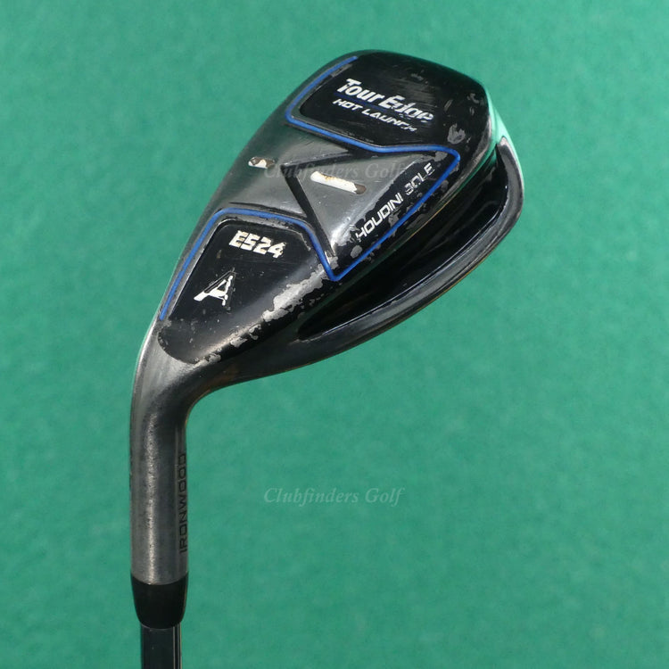 LH Tour Edge Hot Launch E524 Iron-Wood AW Approach Wedge True Temper Steel Stiff