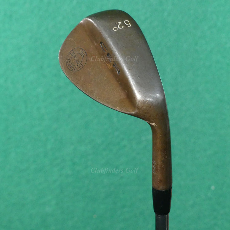 CER Oil Soaked 8620 52-4 52° GW Gap Wedge FST Pro White Stepless Steel Wedge